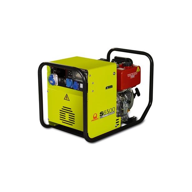 Generaattori Pramac S6500 SYEDI 1-vaiheinen Diesel