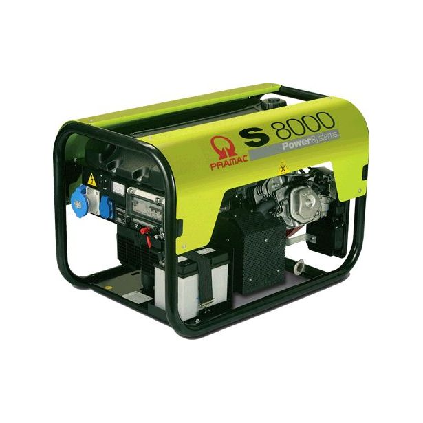 Generaattori Pramac S8000 SHEPI 1-vaiheinen Bensiini