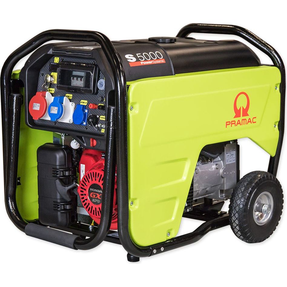 Generaattori Pramac S5000 THEPI 3-vaiheinen Bensiini