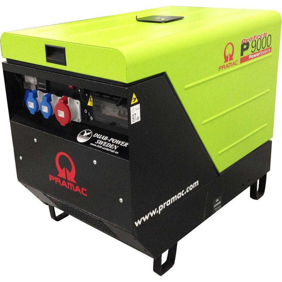 Generaattori Pramac P9000 TLEDI 3-vaiheinen Diesel Hiljainen