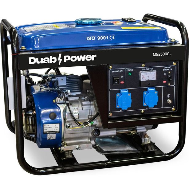 Aggregaatti Duab-Power MG2500 1-vaihe bensiini