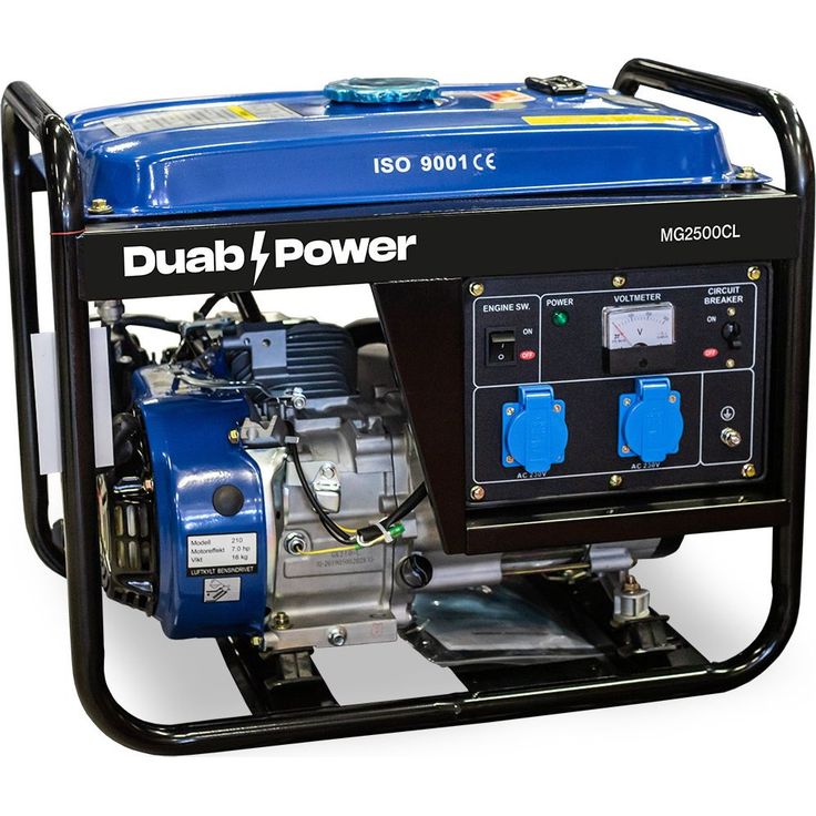 Aggregaatti Duab-Power MG2500 1-vaihe bensiini