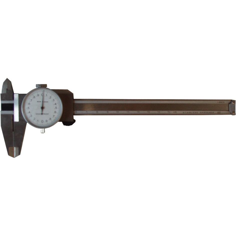 Työntömitta Hawk Duab mittarikellolla 0-150mm