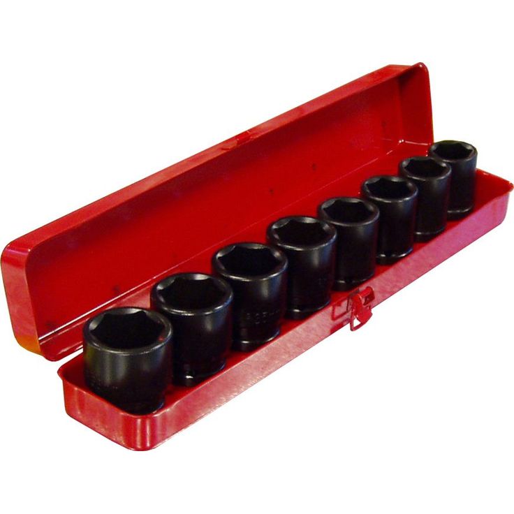Voimahylsysarja Drift-Air 3/4'' 26-38mm 6-kulma 8 osaa