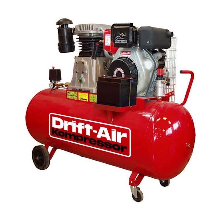 Dieselkäyttöinen kompressori Drift-Air EL 900/270 E
