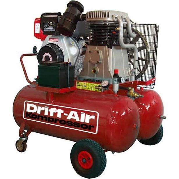Dieselkäyttöinen kompressori Drift-Air EY 900/2x100 E
