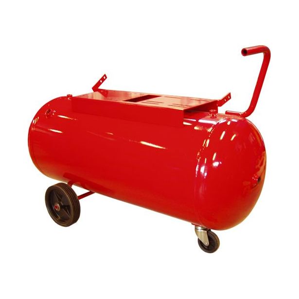 Vaakasuora paineilmasäiliö Drift-Air pyörillä 50 l/11 bar