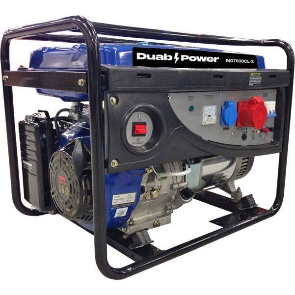 Aggregaatti Duab-Power MG7500CL-3 1-vaihe/3-vaihe bensiini