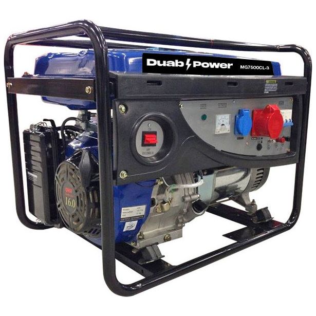 Aggregaatti Duab-Power MG7500CL-3 1-vaihe/3-vaihe bensiini