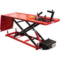 Moottoripyöränostin Hawk 455kg saksinostin-sähköhydraulinen