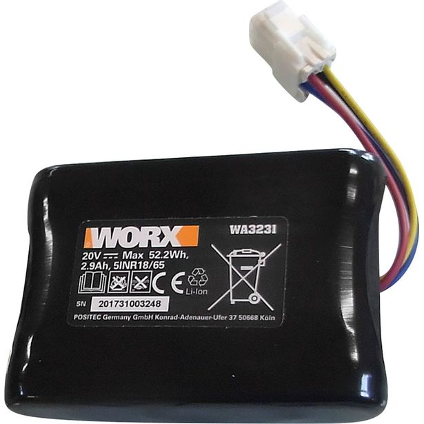 Akku Worx WA3231 robottiruohonleikkurille