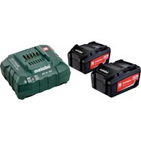 Akku ja laturi Metabo 18V 2x5.2 Ah ASC 30-36V