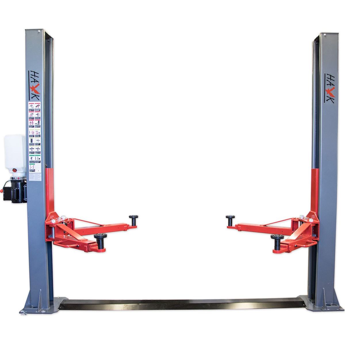 Autonostin Hawk 4000kg kaksipilarinostin manuaalisilla lukoilla