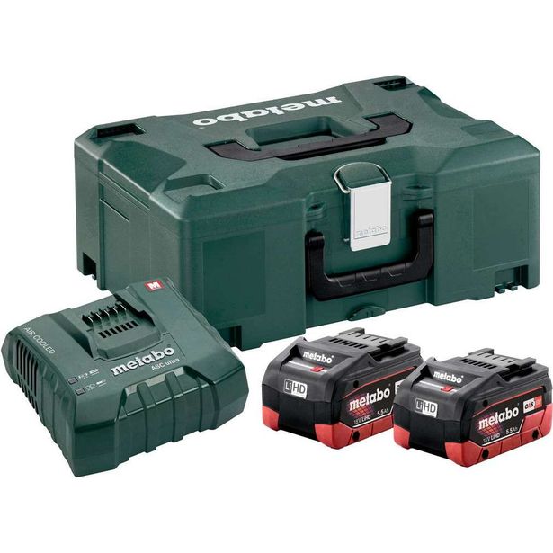 Akkupaketti Metabo 18V 2x5.5 Ah LiHD ASC Ultra MetaLoc