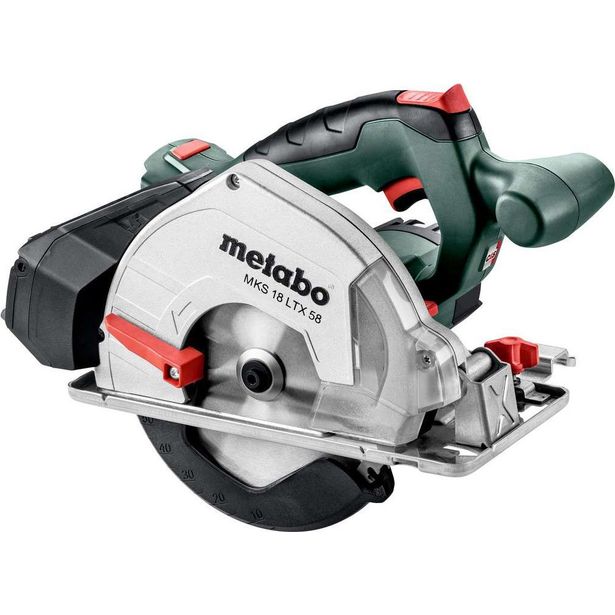 Metallipyörösaha Metabo MKS 18 LTX 58 ilman akkua ja laturia