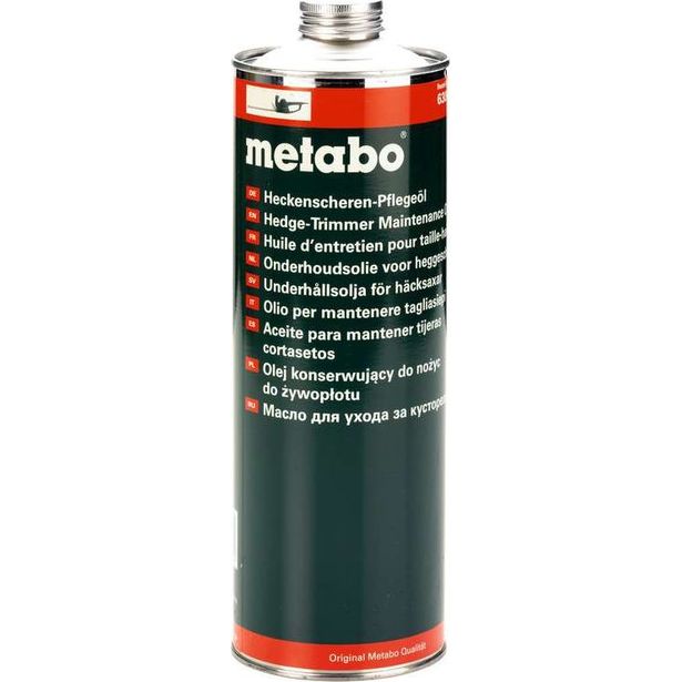 Öljyspray Metabo pensasleikkureille 1l