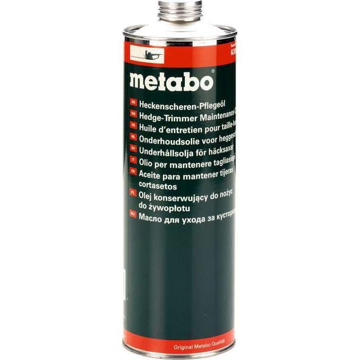 Öljyspray Metabo pensasleikkureille 1l
