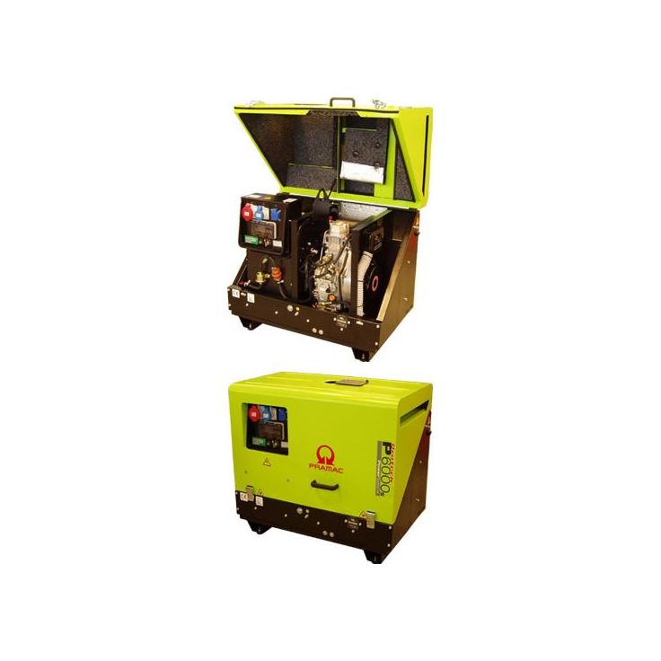 Generaattori Pramac P6000s SYEDS 1-vaiheinen Diesel Hiljainen
