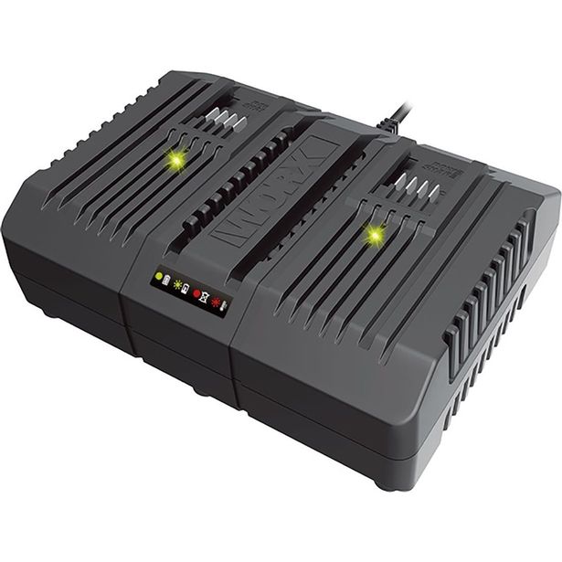 Kaksoislaturi Worx 20V 4Ah WA3883