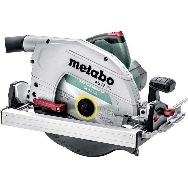 Pyörösaha Metabo KS 85 FS muovilaatikossa