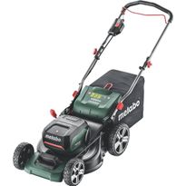 Akkuruohonleikkuri Metabo RM 36-18 LTX BL 46 18V sisältää 2x5.2Ah akut ja ASC 145 Duo -laturin