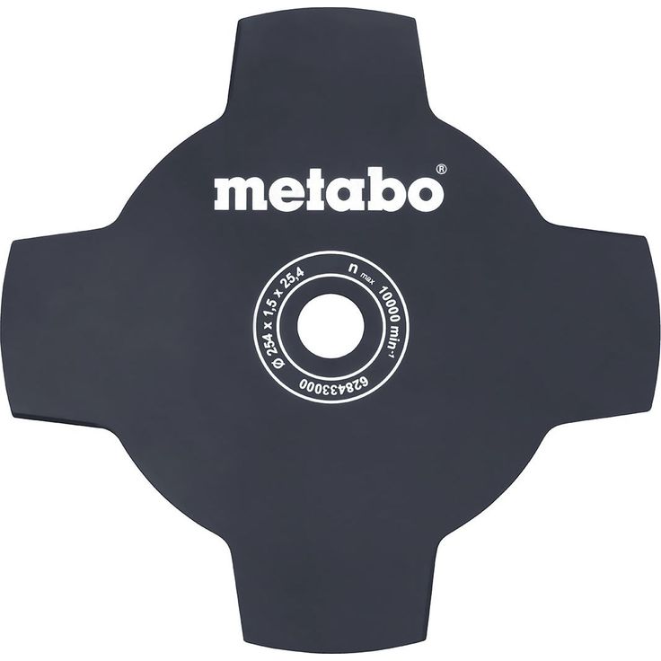 Ruohotrimmerin terä Metabo 4-teräinen