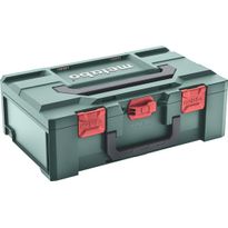 Kuljetuslaatikko Metabo metaBOX 165 L sopii kulmahiomakoneille joiden kiekon halkaisija enintään 125mm