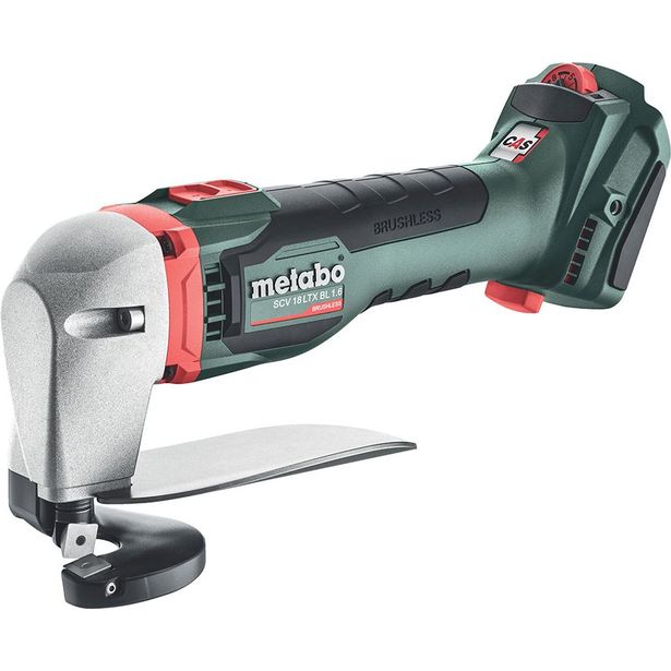 Akkulevyleikkuri Metabo SCV 18 LTX BL 1.6 18V ilman akkua ja laturia