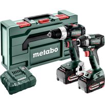Työkalupaketti Metabo Combo Set 2.8.4 18V sisältää 2x5.2Ah akut ja laturin SC 30