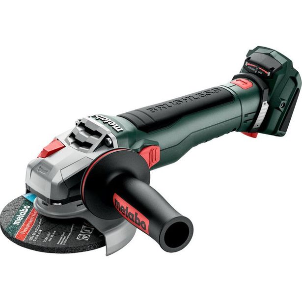 Akkukulmahiomakone Metabo WB 18 LT BL 11-125 Quick Solo ilman akkua ja laturia
