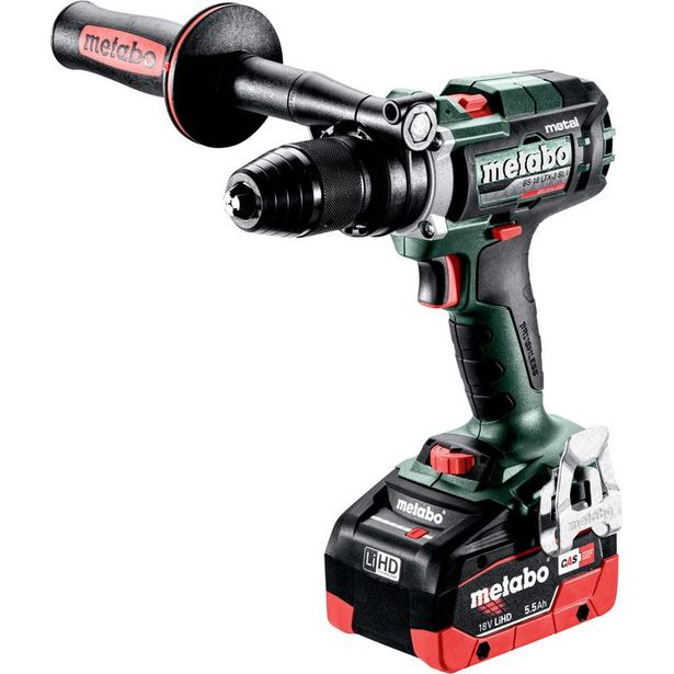 Akkuporakone Metabo BS 18 LTX-3 BL I Metal 2x5.5Ah akulla ja laturilla