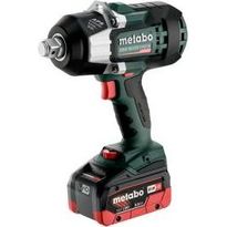Akkumutterinväännin Metabo SSW 18 LTX 1750 BL 1/2&quot; sisältää 2x8Ah akut ja laturin