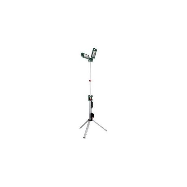 Rakennusvalaisin Metabo BSA 18 LED 5000 Duo-S ilman akkua ja laturia pahvilaatikossa