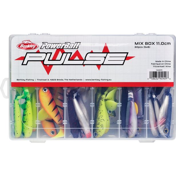 Viehesarja Berkley Pulse Shad MixBox 11cm 30kpl