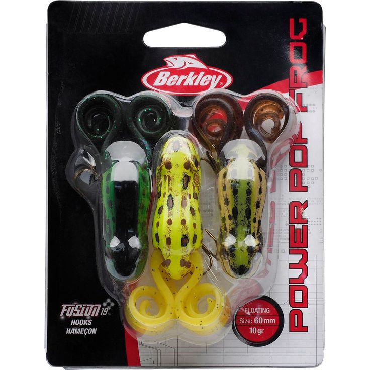 Viehesarja Berkley Power Pop Frog 3kpl