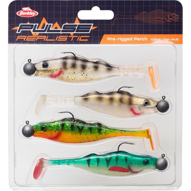 Viehesarja Berkley Pulse Realistic Ahven 7cm 4kpl