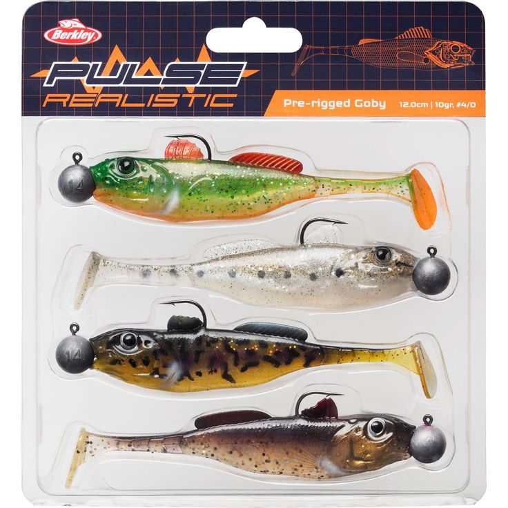 Viehesarja Berkley Pulse Realisticgoby 7cm 4kpl