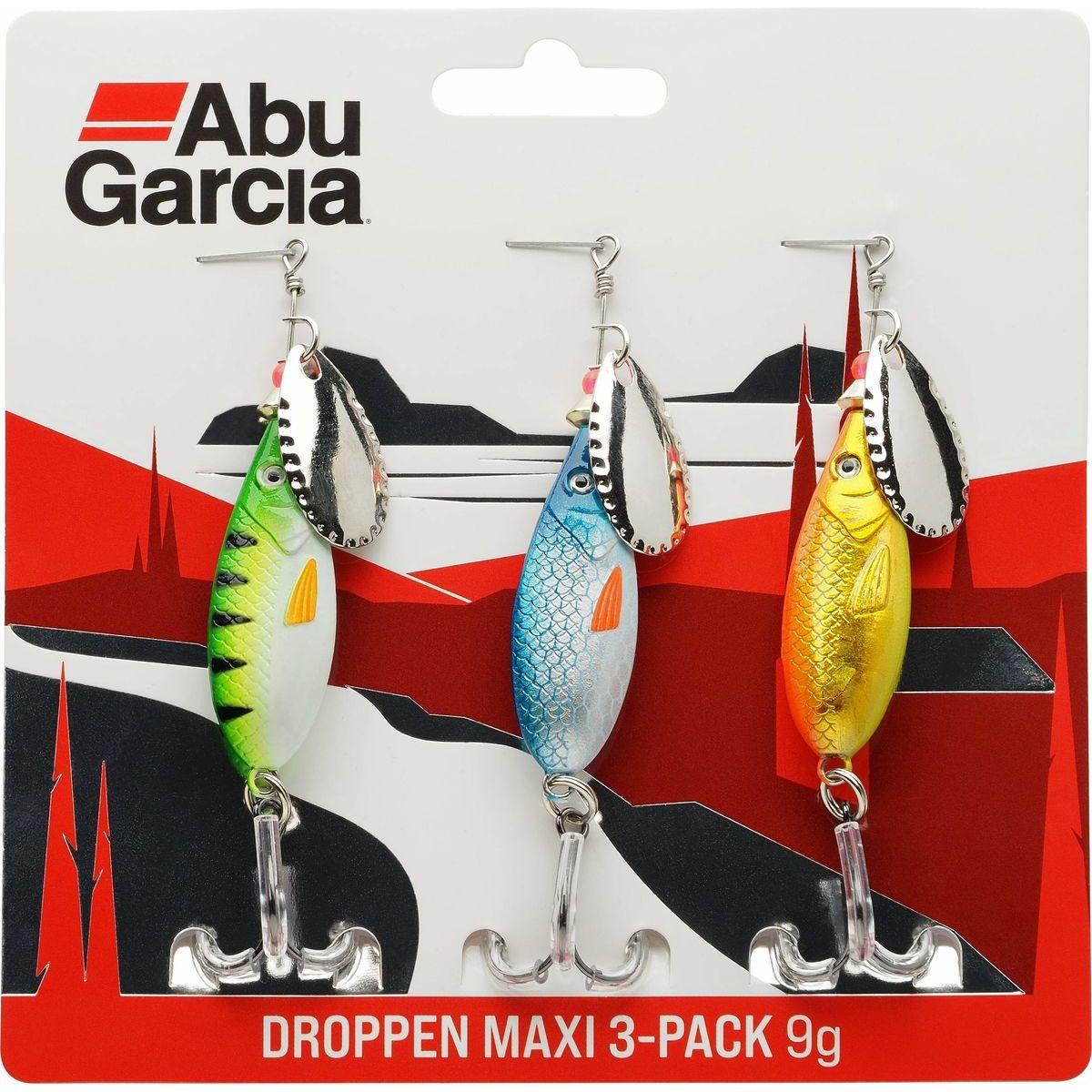 Lusikkasetti Abu Garcia Droppen Maxi 12.0g 3kpl