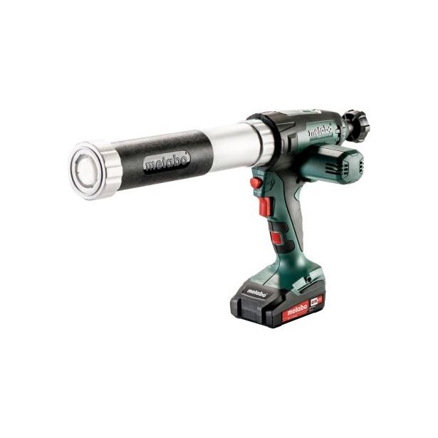 Saumapistooli Metabo KPA 18 LTX 400 18V sisältää 1x2.0Ah akun ja laturin