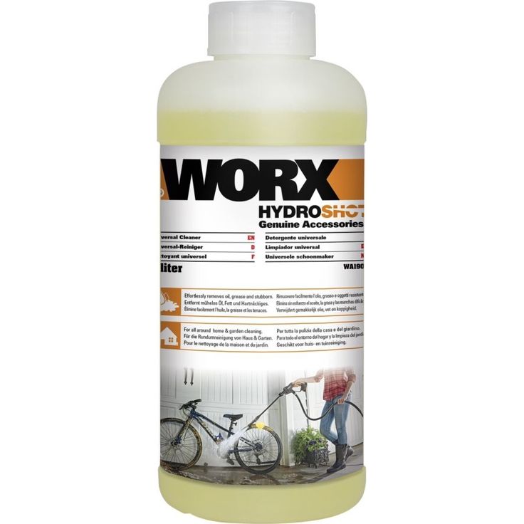 Polkupyörän puhdistusaine Worx WA1900 1l