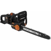 Akkumoottorisaha Worx WG385E 2x20V 40cm sisältää 2 x 4.0Ah akun ja laturin