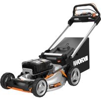 Akkuruohonleikkuri Worx WG761E 80V 53cm sisältää 4x20V akun ja laturin