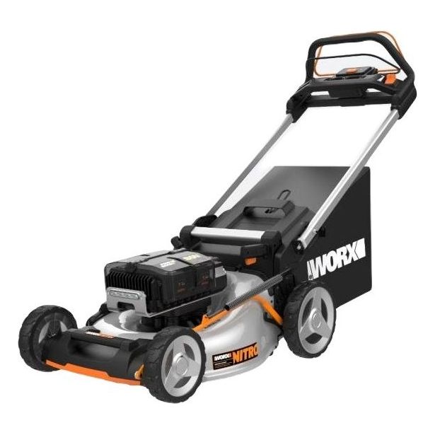 Akkuruohonleikkuri Worx WG761E 80V 53cm sisältää 4x20V akun ja laturin