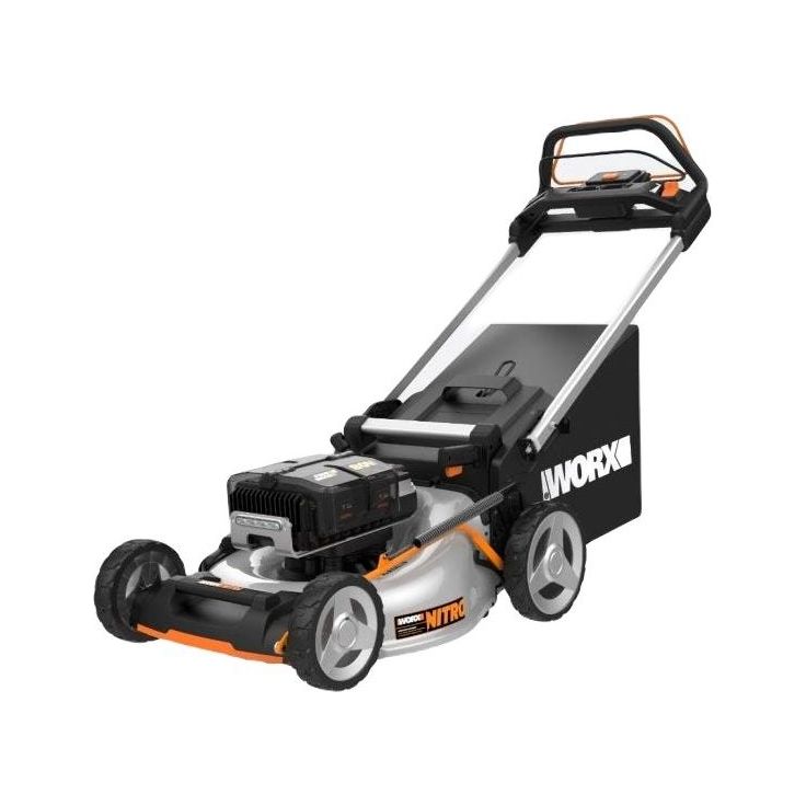 Akkuruohonleikkuri Worx WG761E 80V 53cm sisältää 4x20V akun ja laturin
