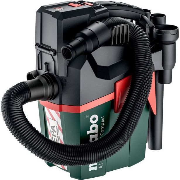 Märkä- ja kuivaimuri Metabo AS 18 HEPA PC Compact 18V ilman akkua ja laturia