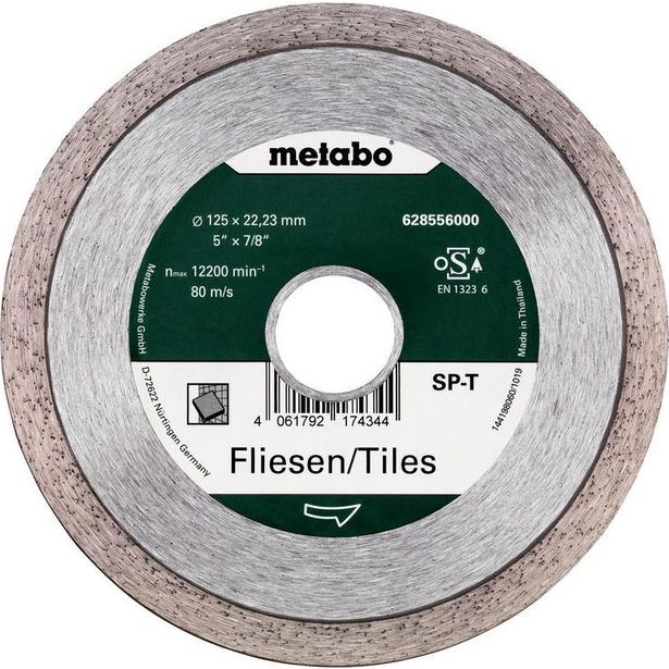 Timanttikatkaisulaikka laattoihin Metabo SP-T Ø125x22.23mm