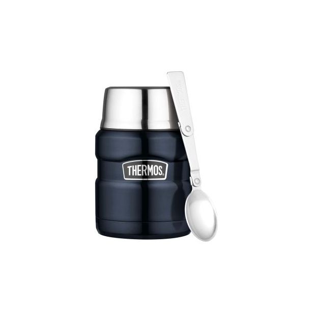 Ruokatermospullo Thermos Stainless King 470ml tummansininen