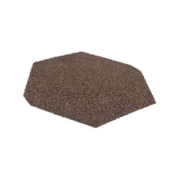 Harjalistan päätykappale Queentile 305x300mm Ruskea