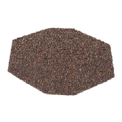 Harjalistan päätykappale Queentile, 170x140 mm, Tummanruskea