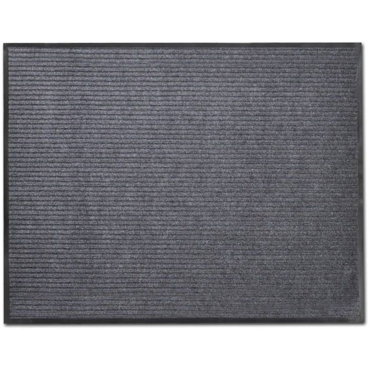 Harmaa pvc ovimatto 120 x 180 cm_1